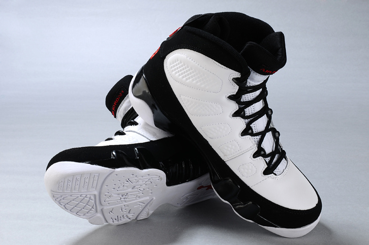 Air Jordan 9 Mens Shoes Black/White Online